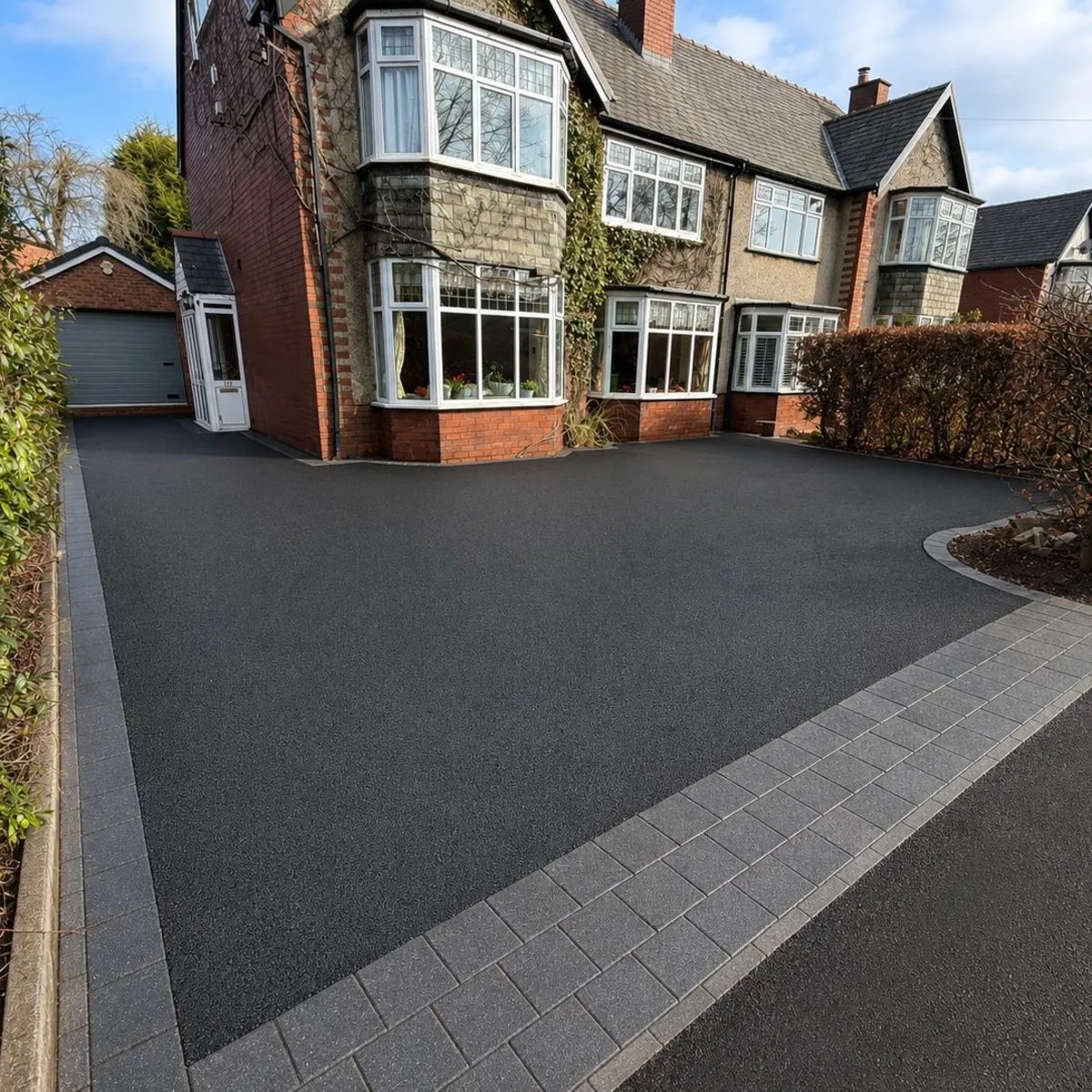Resin bound driveway