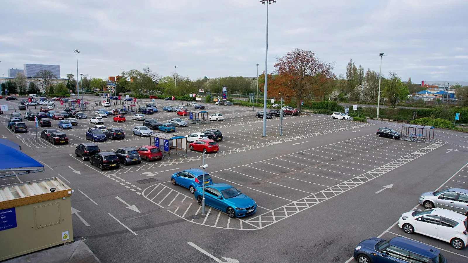 A completed car park surfacing project