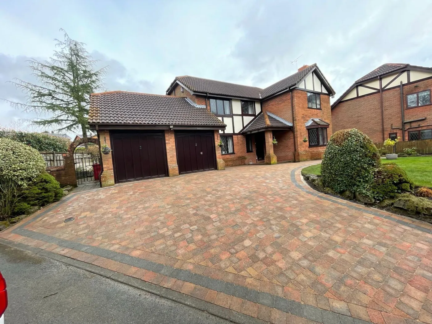 A completed driveways project by THB Contractors