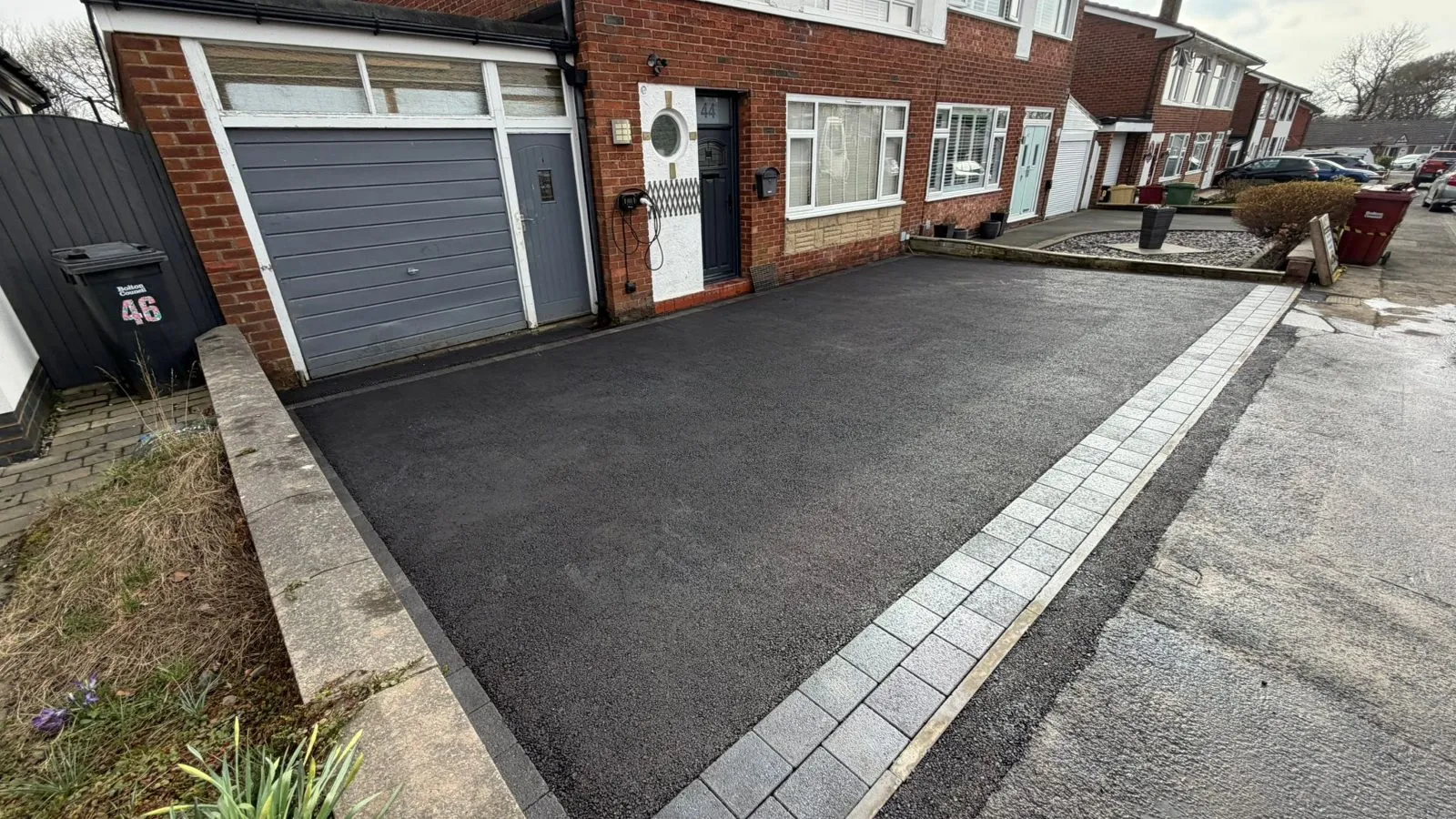 A completed driveways project